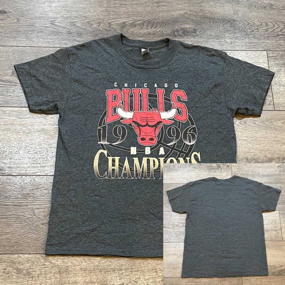 ‼️VINTAGE‼️ Chicago Bulls 1996 NBA Finals Champio… - image 5