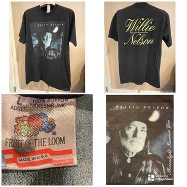 Vtg 90's Willie Nelson Moonlight Becomes You Singl