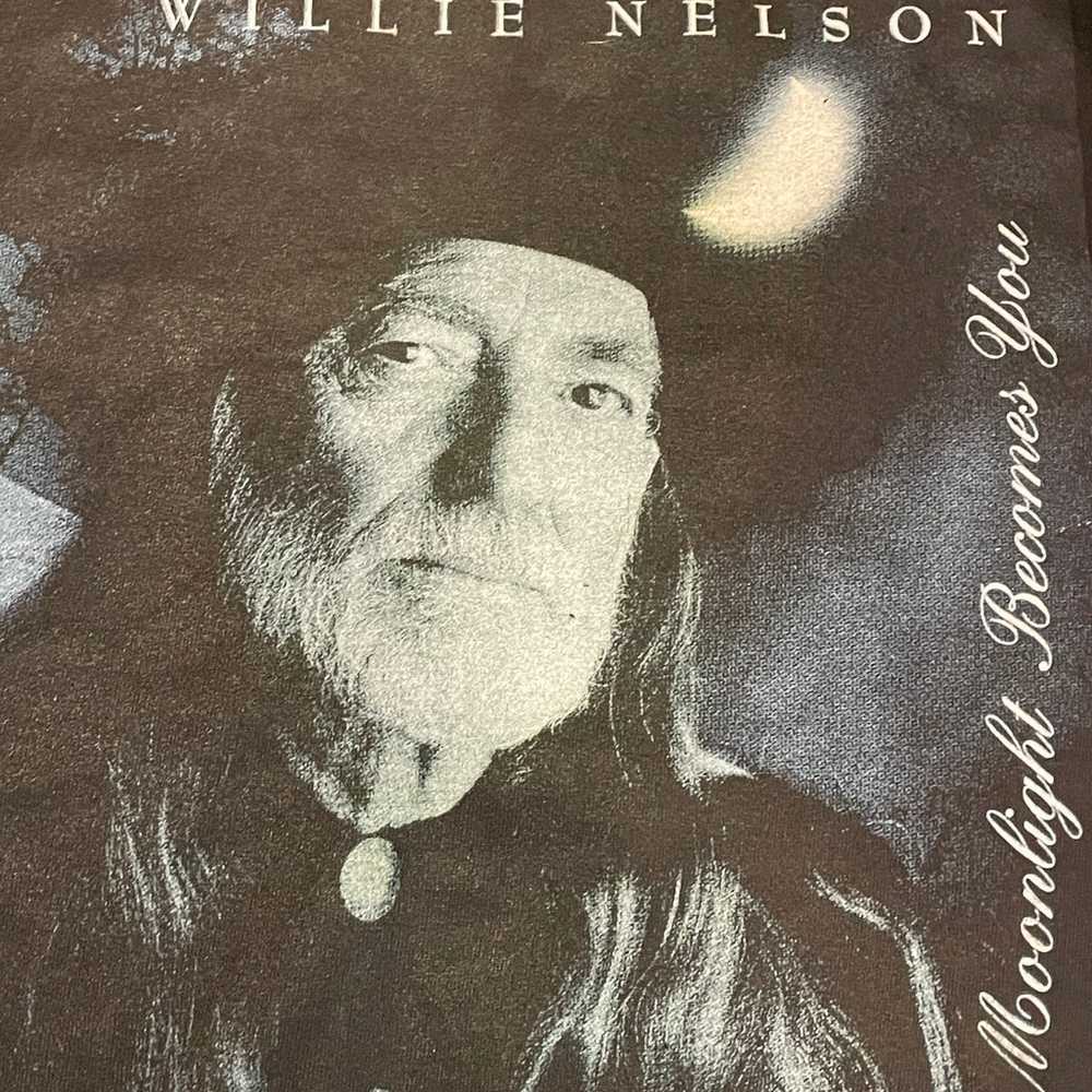 Vtg 90's Willie Nelson Moonlight Becomes You Sing… - image 5