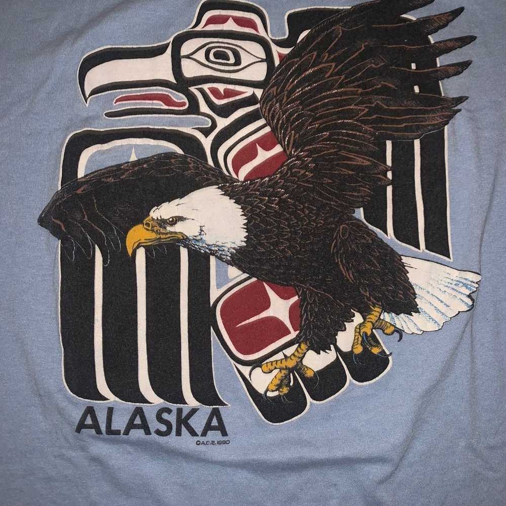 Vintage Alaska Tee 90s - image 3