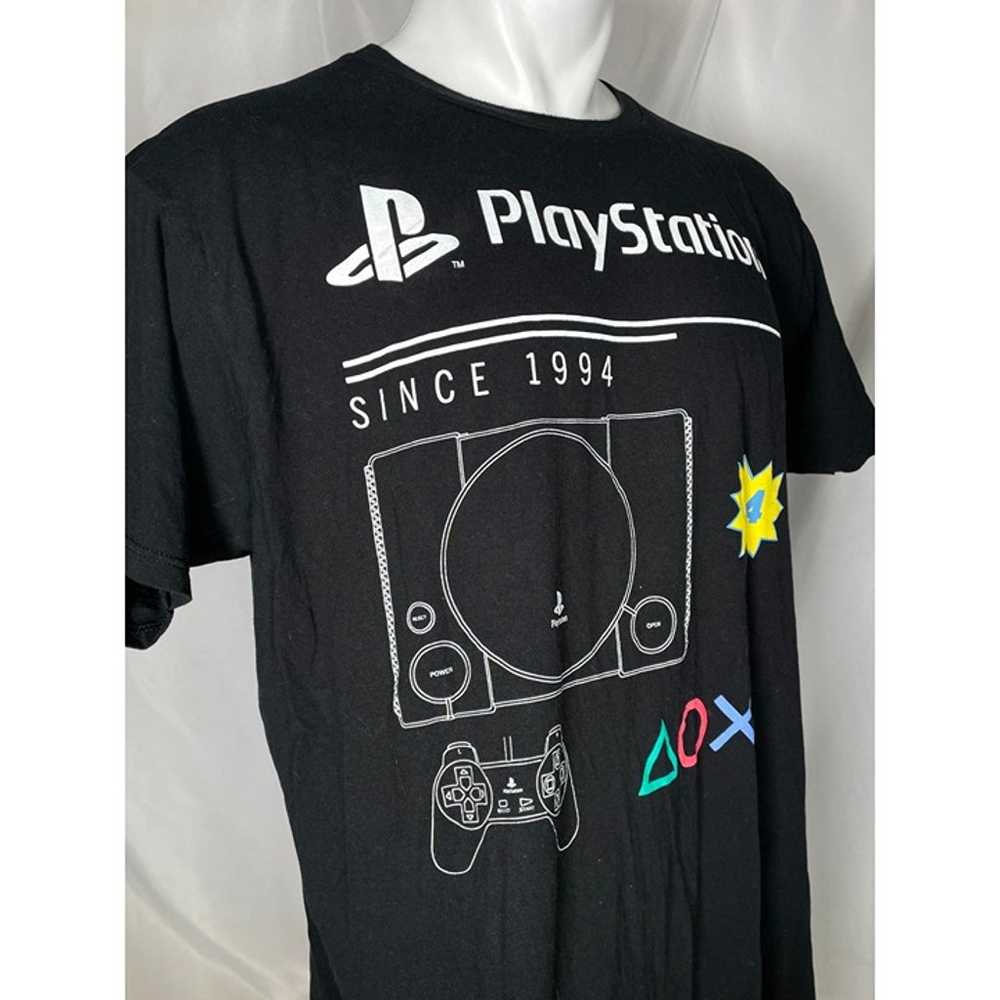 Sony Playstation 1994 Logo Black T Shirt Men's XL - image 8