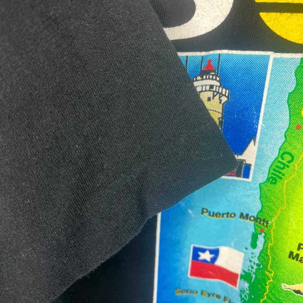 Vintage 90s South America Map Single Stitch shirt Gem