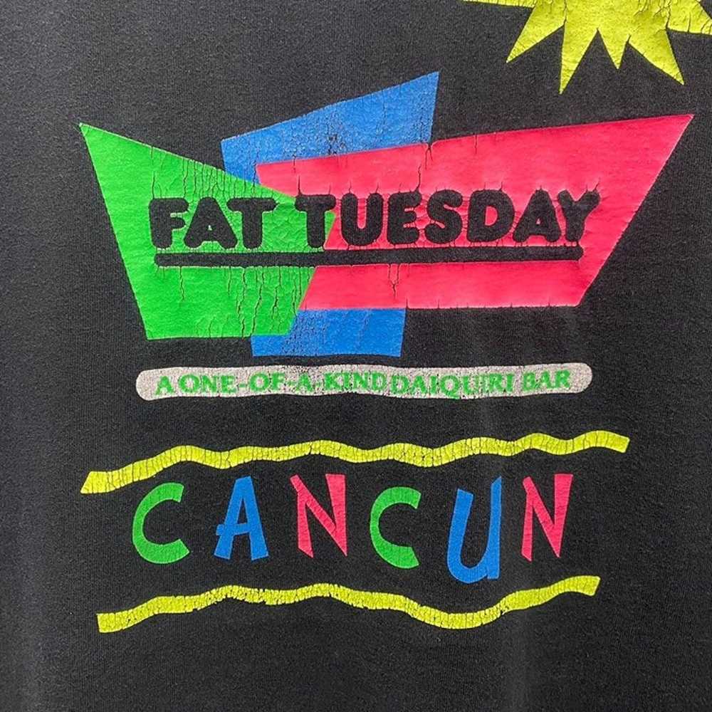 Vintage 90s Fat Tuesdays Cancun Retro Essential G… - image 3