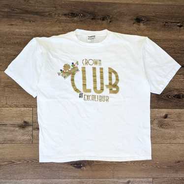 Vintage Crown Club Excalibur Las Vegas t-shirt - image 1