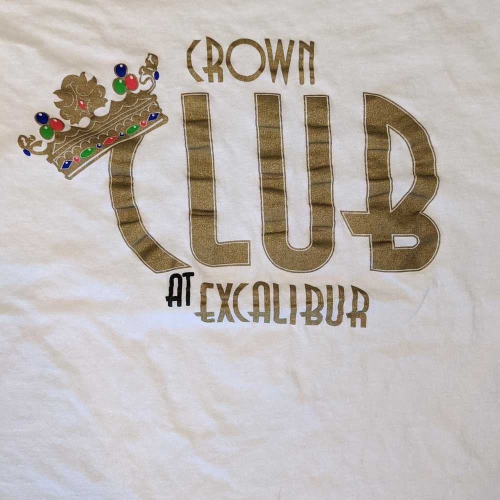 Vintage Crown Club Excalibur Las Vegas t-shirt - image 2