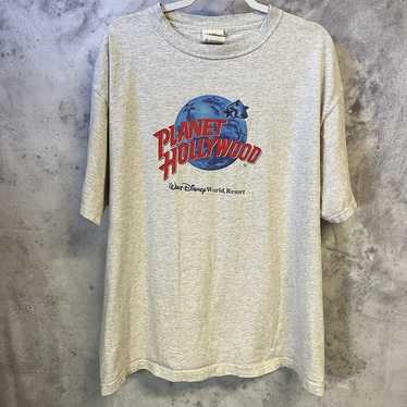 Vintage 90s Planet Hollywood Disney World T Shirt… - image 1