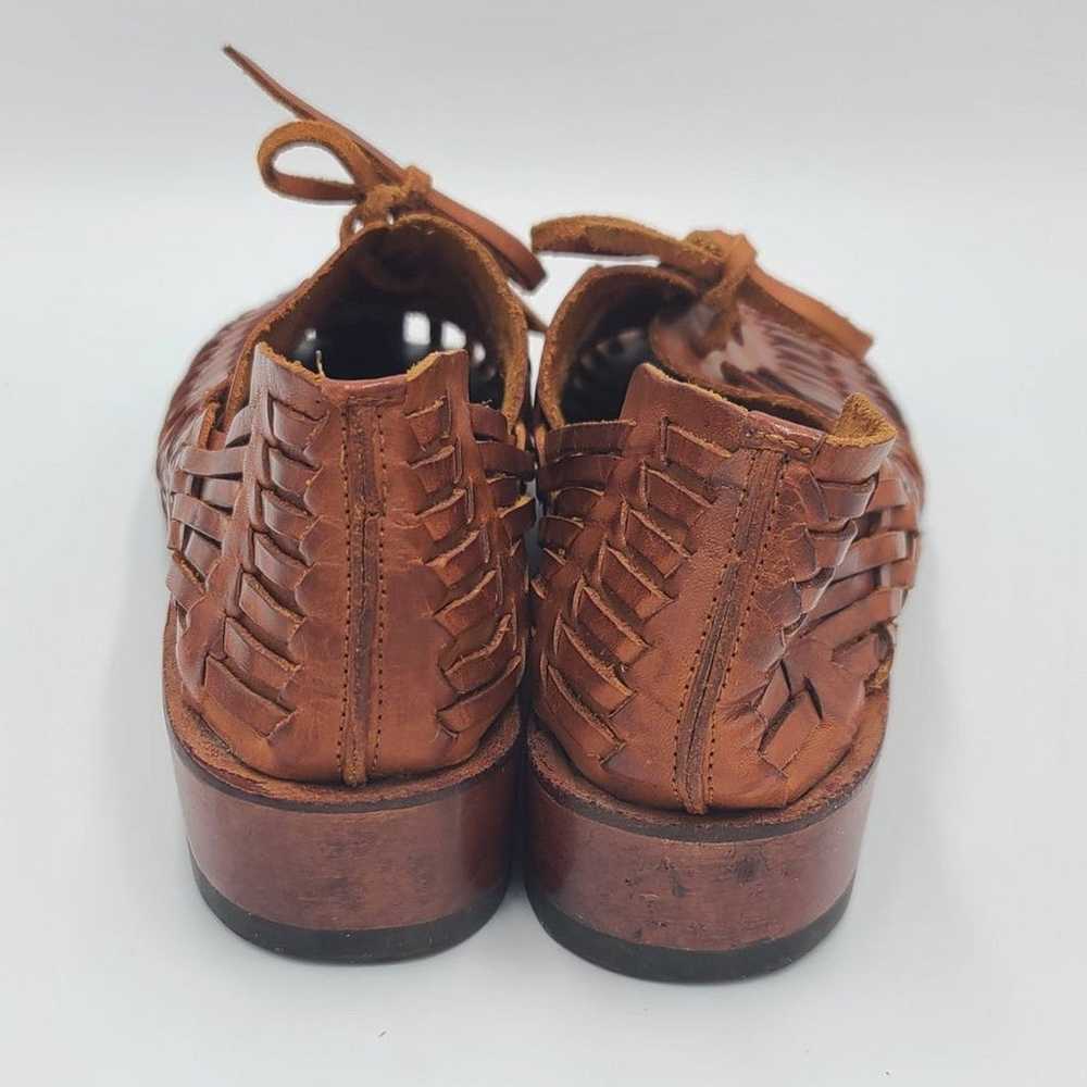 VTG QualiCraft huarache Leather Sandals Shoes - image 6