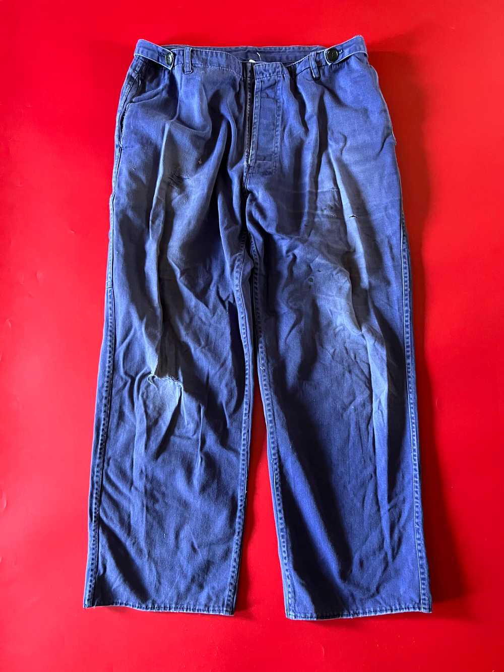 70’s 34”-36” Cinch French Workwear Pants - image 2