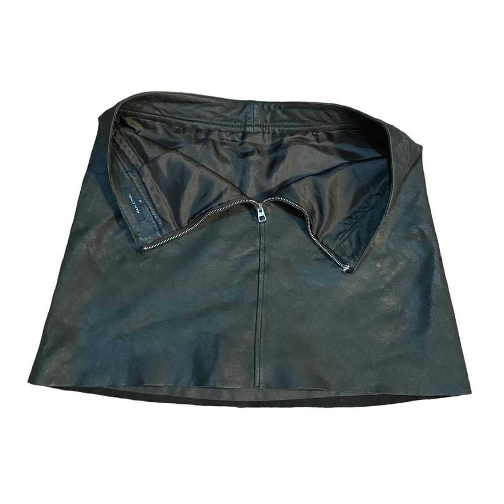 Marc O'Polo Leather mini skirt - image 4