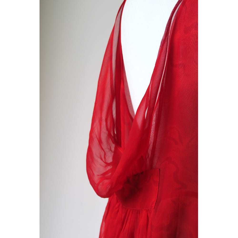 Yohji Yamamoto Silk mid-length dress - image 5
