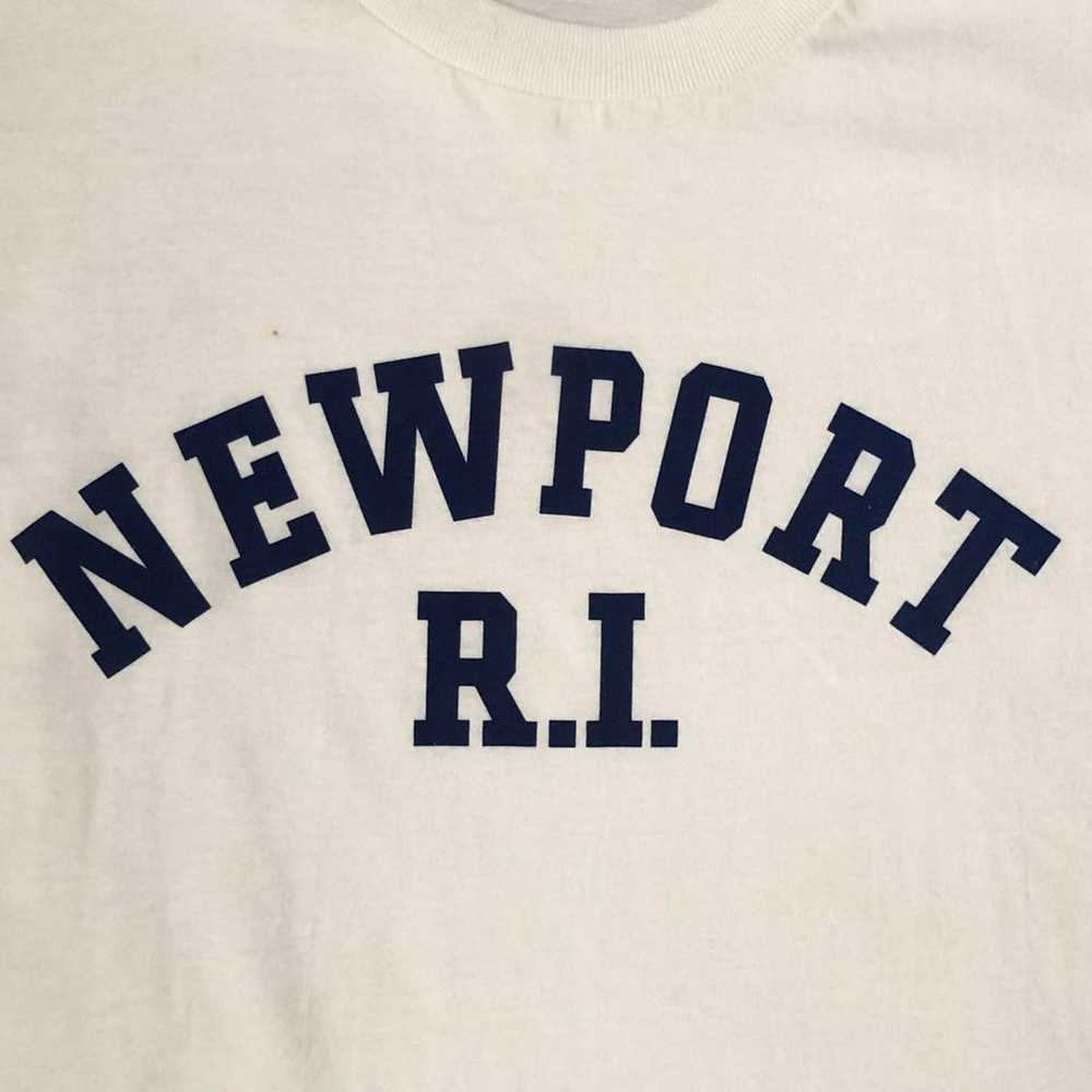 Vintage Newport Rhode Island Spellout T-Shirt (XL) - image 2