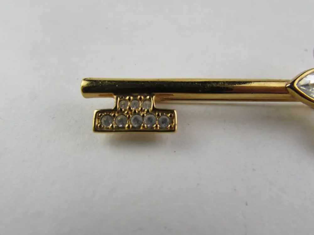 Vintage Napier Gold Tone Key Pin With A Variety o… - image 10