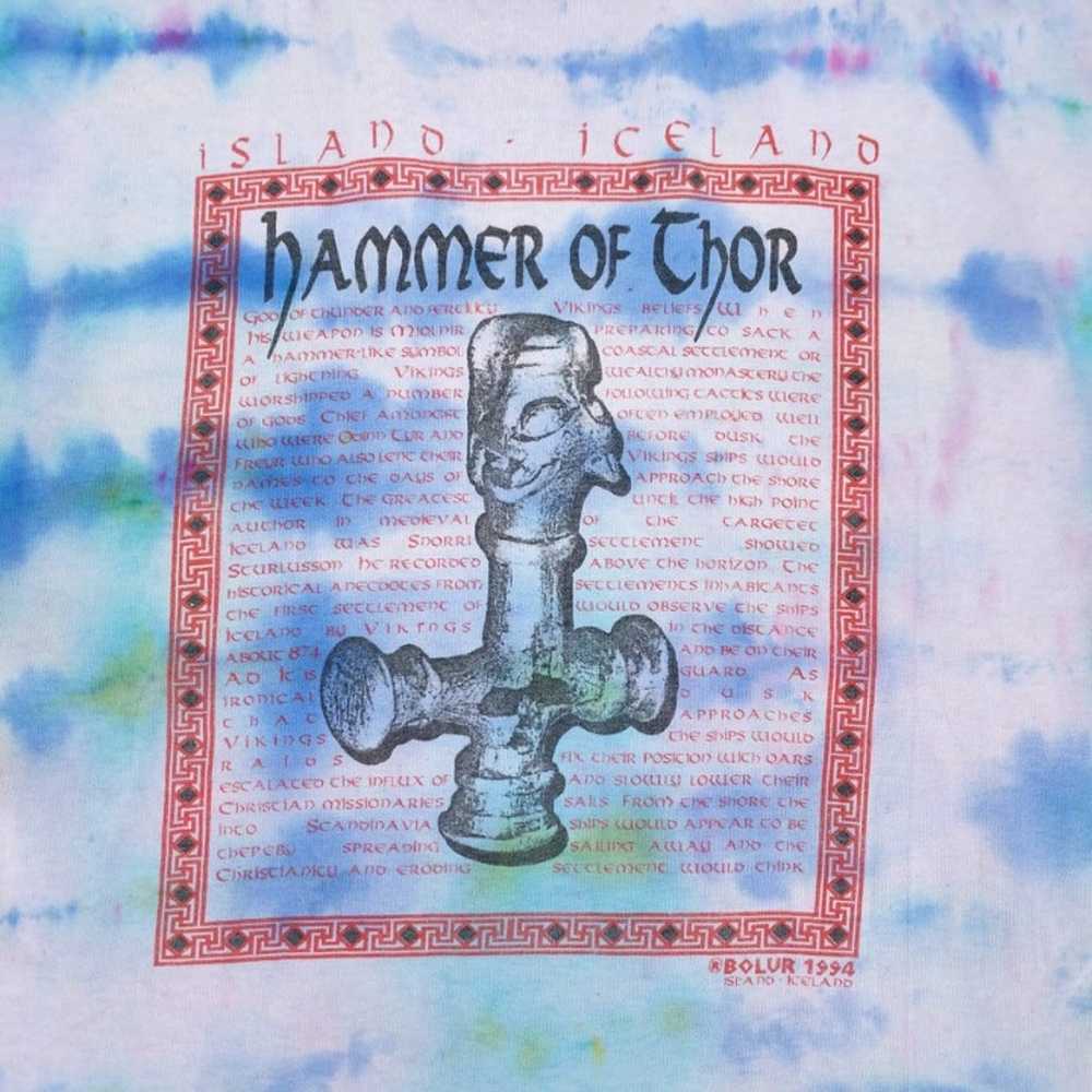 Vintage Hammer of Thor Custom T-Shirt XL - image 2