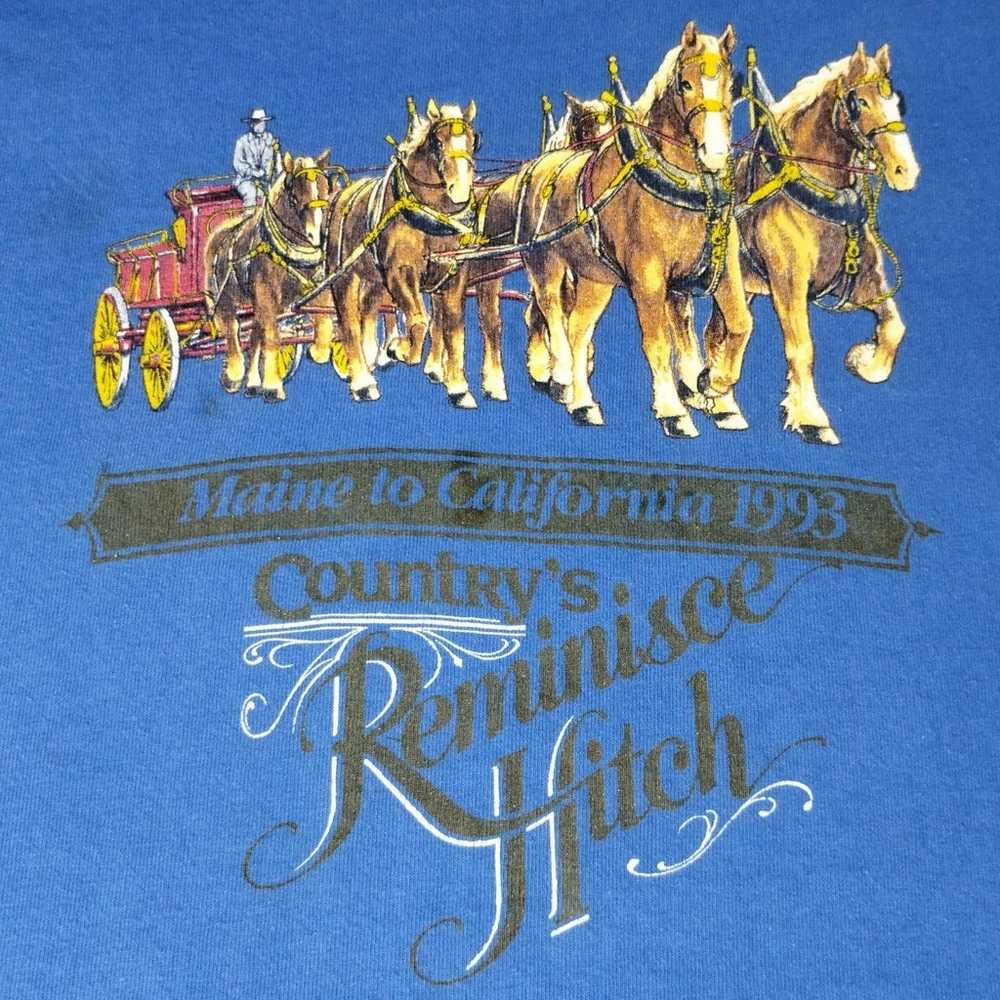 VTG 90s Country's Reminisce Hitch Adult XXL T-shi… - image 3