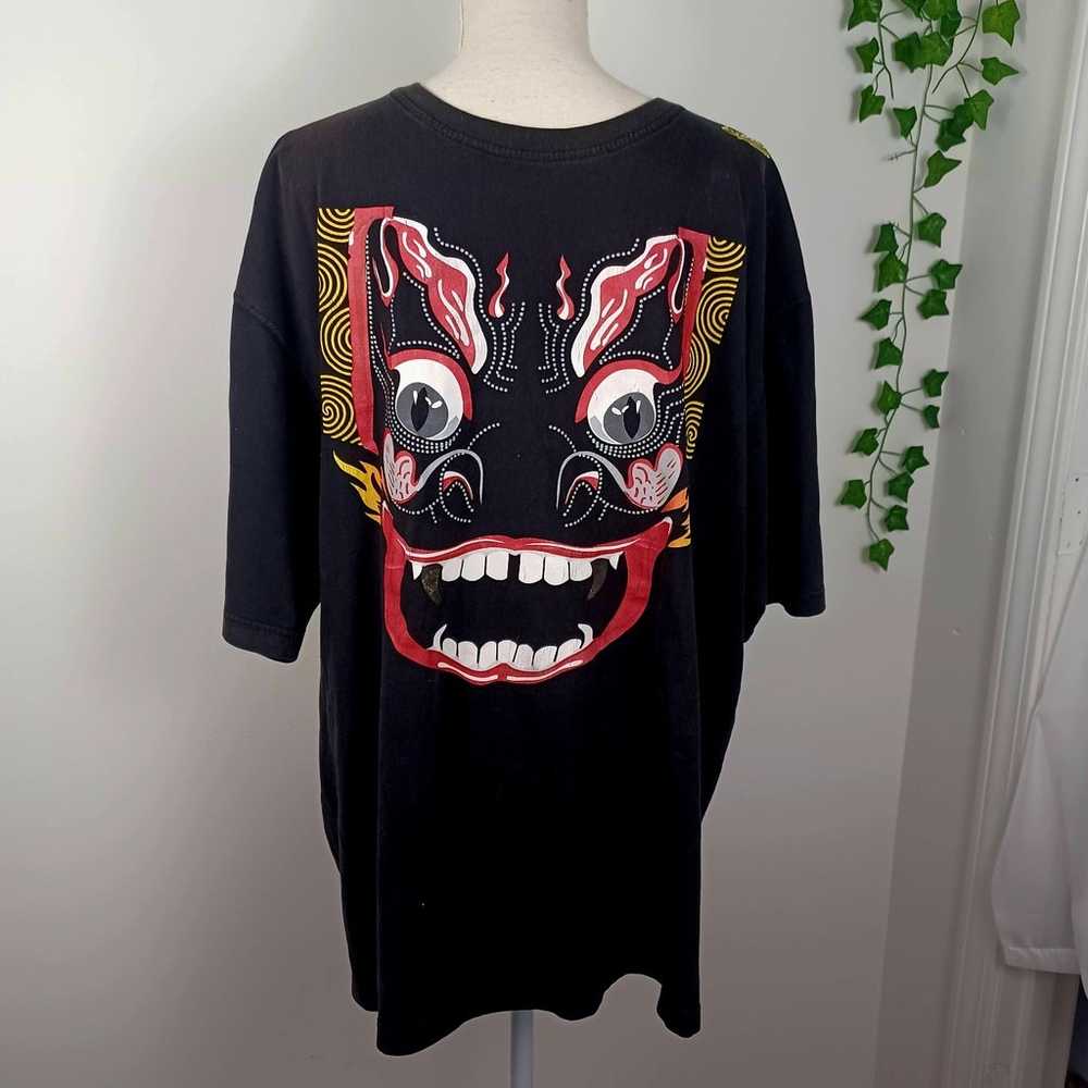 90s Parish Dragon Face T-Shirt Mens 2XL -Dungeon … - image 10