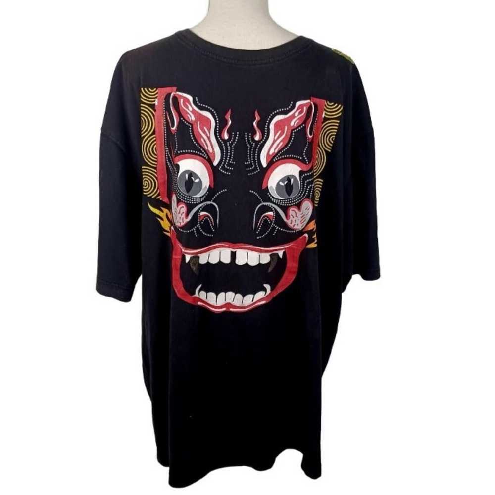 90s Parish Dragon Face T-Shirt Mens 2XL -Dungeon … - image 1