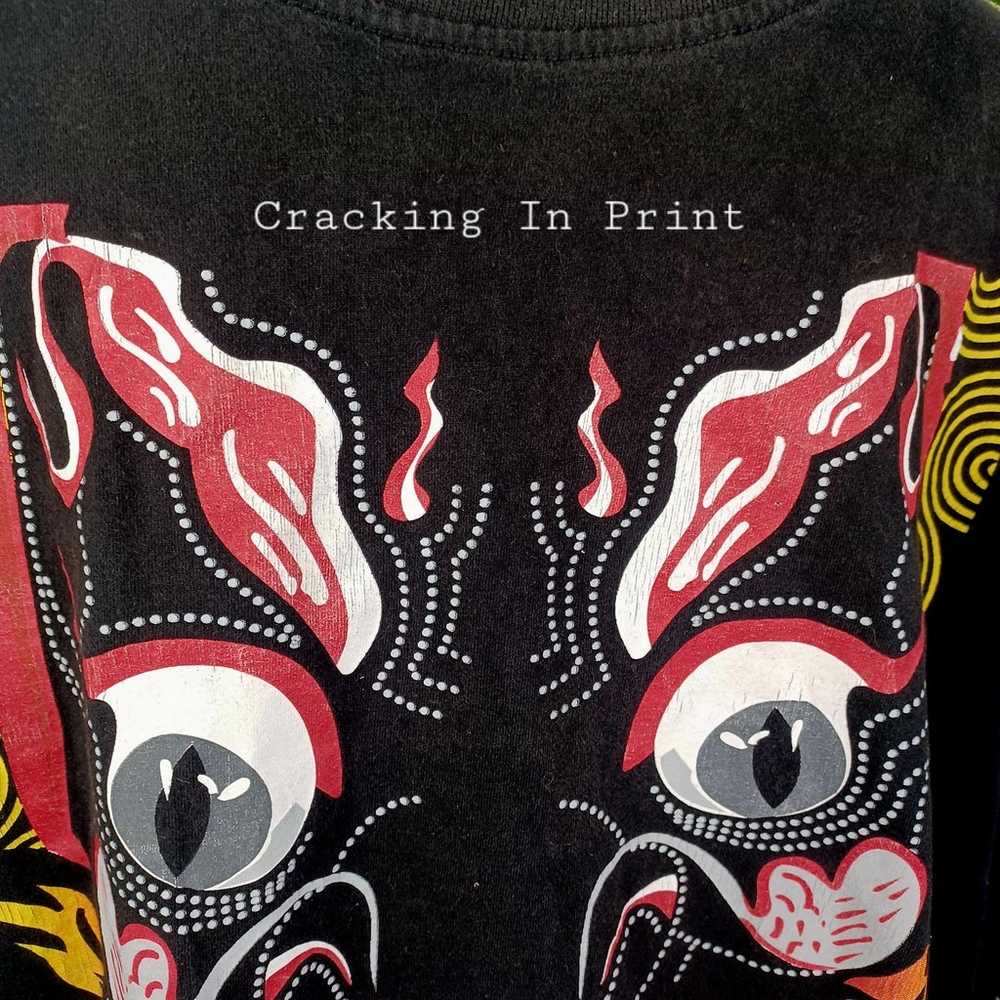 90s Parish Dragon Face T-Shirt Mens 2XL -Dungeon … - image 2