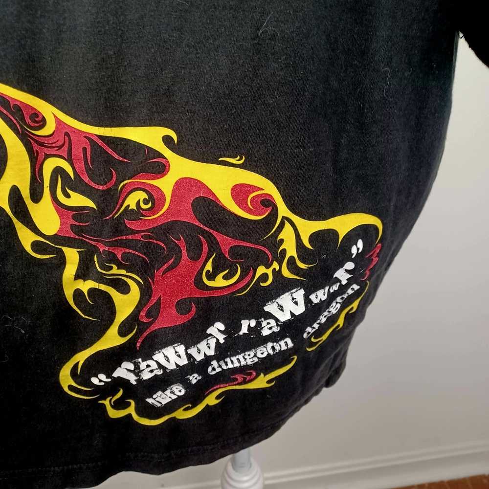 90s Parish Dragon Face T-Shirt Mens 2XL -Dungeon … - image 5
