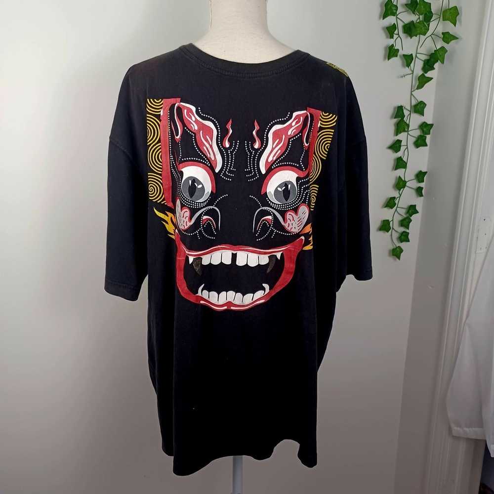 90s Parish Dragon Face T-Shirt Mens 2XL -Dungeon … - image 6