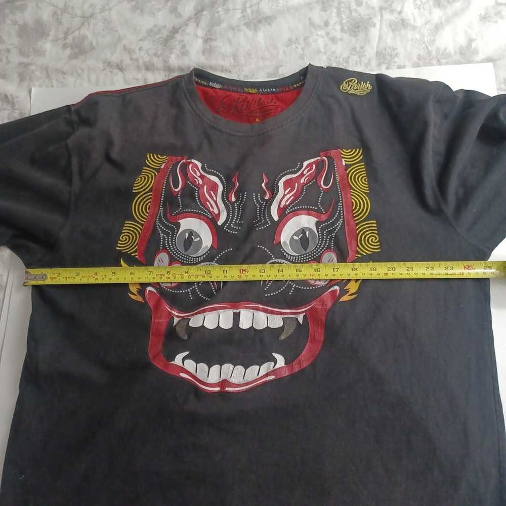 90s Parish Dragon Face T-Shirt Mens 2XL -Dungeon … - image 8