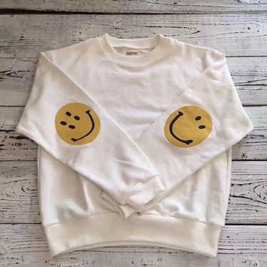 Kapital STEAL Smiley Face Crewneck Sweatshirt - image 1