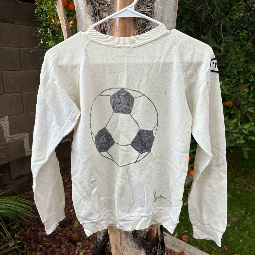 Vintage 1970s Soccer Sweatshirt - image 6