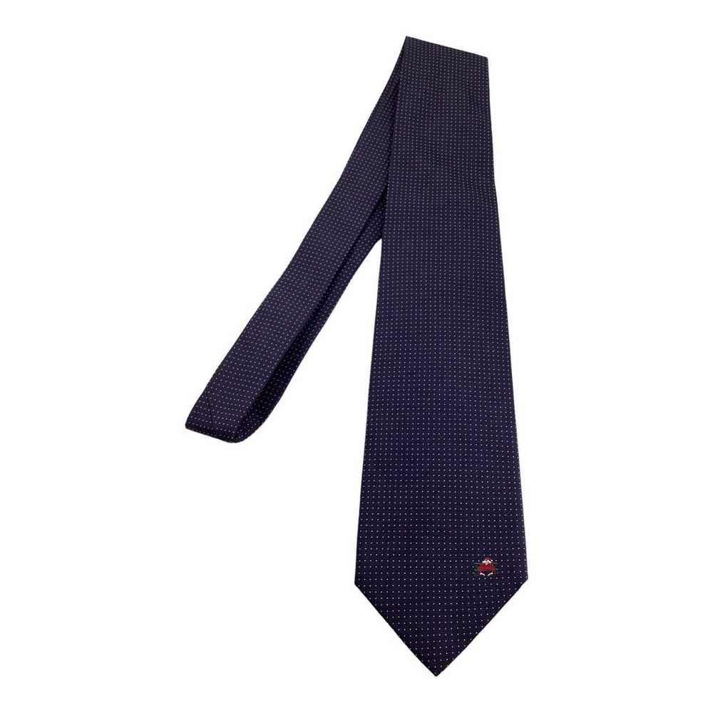 Bvlgari BVLGARI 7Fold Pin Dot Santa Claus Tie Ita… - image 7