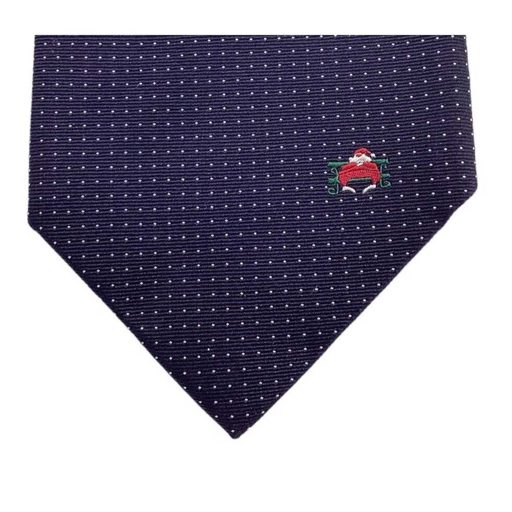 Bvlgari BVLGARI 7Fold Pin Dot Santa Claus Tie Ita… - image 8