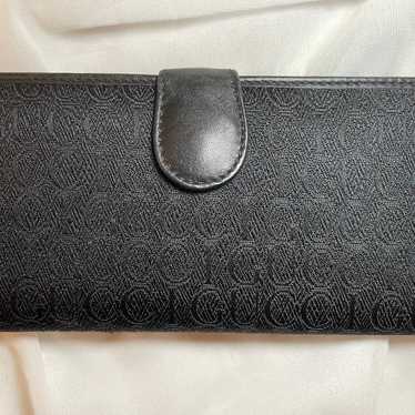 Vintage Gucci GG Monogram Leather and Canvas Wall… - image 1