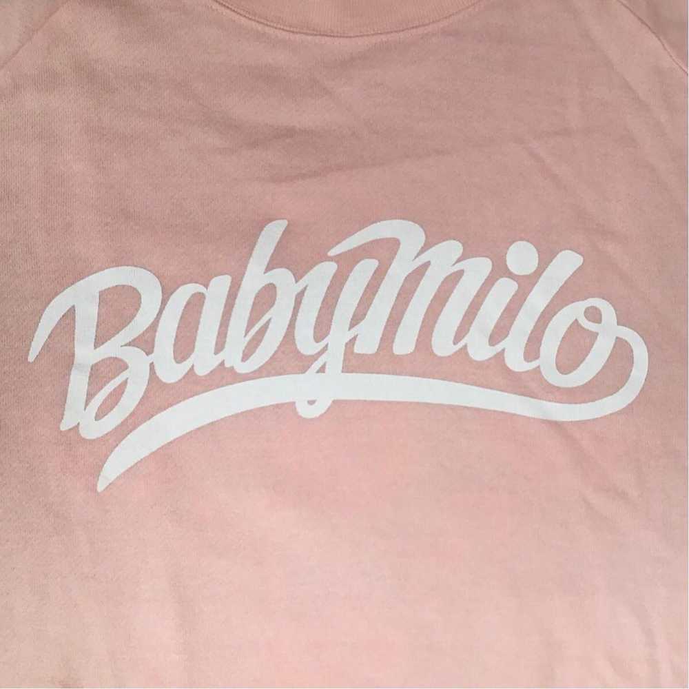 Bape × Nigo BAPE BABY MILO logo sweat shirt pink … - image 4
