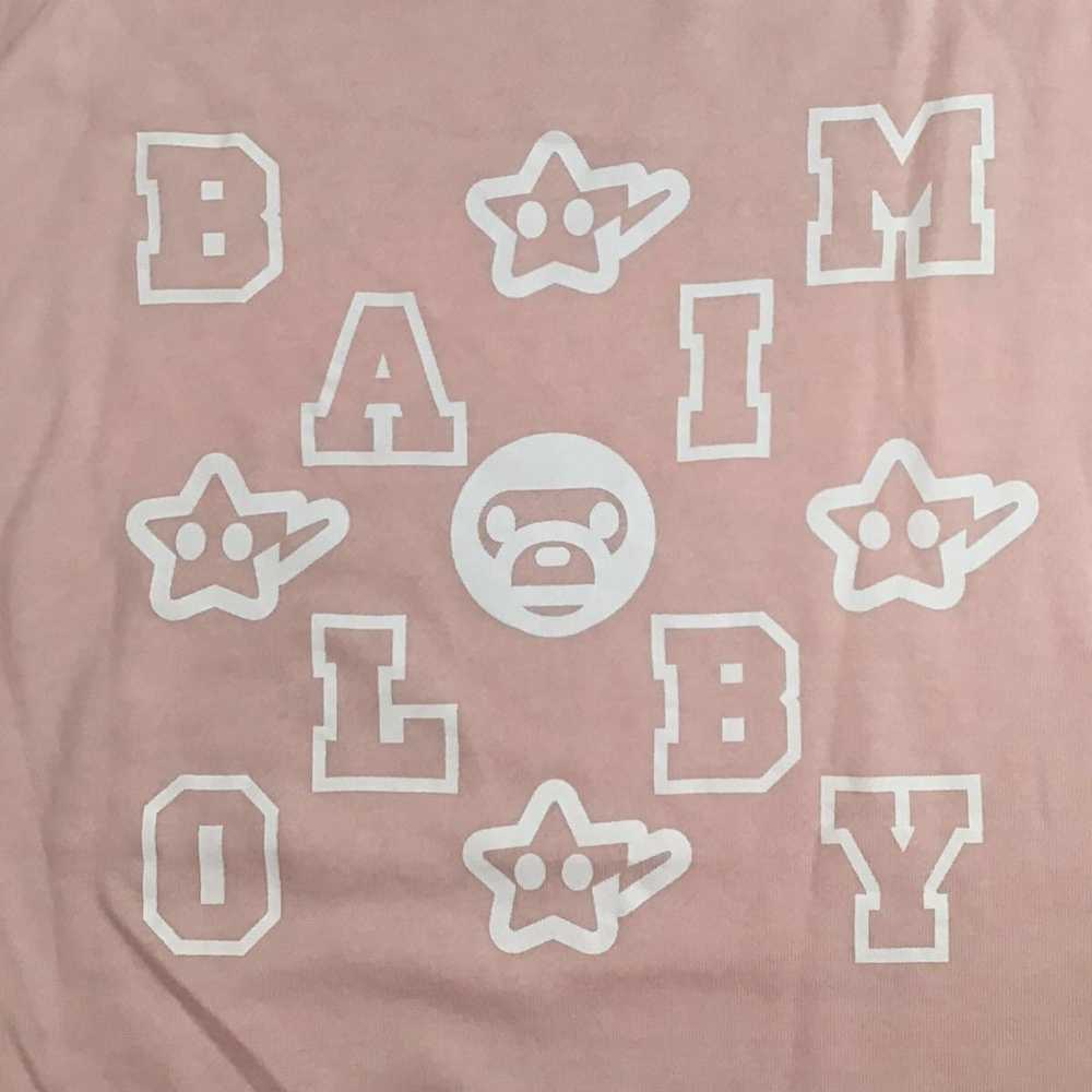 Bape × Nigo BAPE BABY MILO logo sweat shirt pink … - image 5