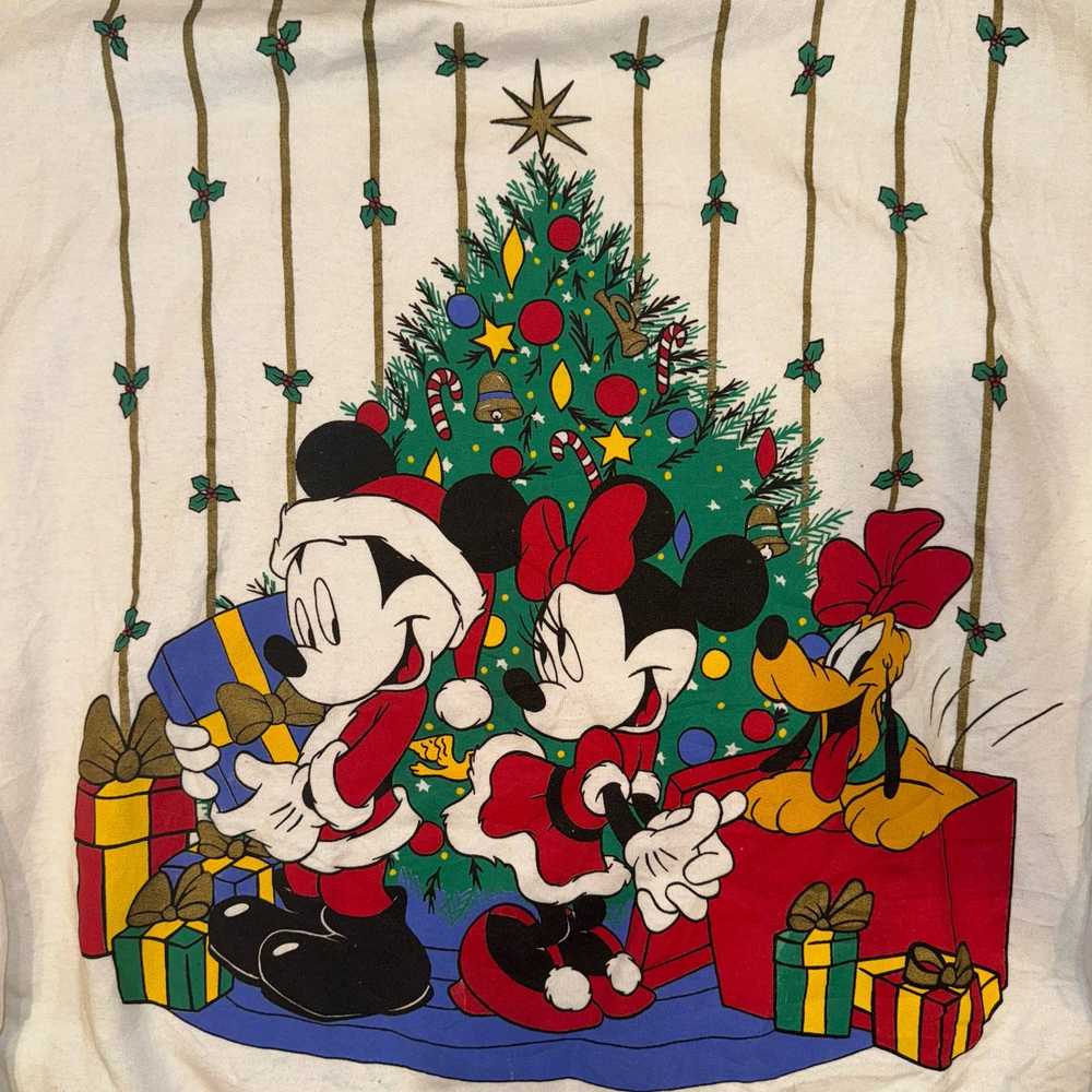 Disney Disney Mickey Unlimited 90s Christmas Whit… - image 5