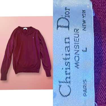 Vintage christian discount dior monsieur sweater