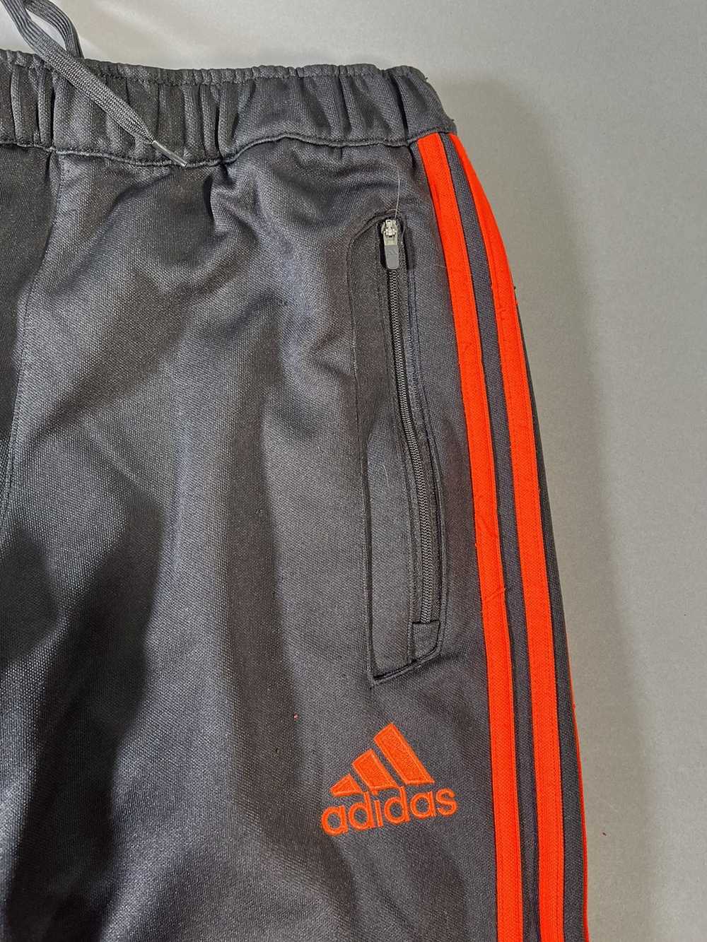 Adidas × Streetwear Orange Adidas Classic 3 Strip… - image 2