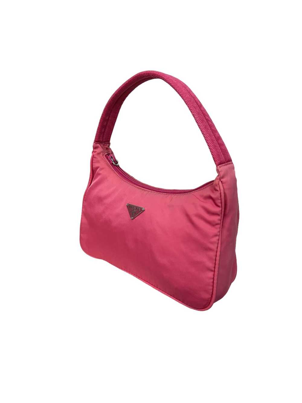 Prada AUTHENTIC VINTAGE PRADA PINK NYLON HOBO BAG - image 3