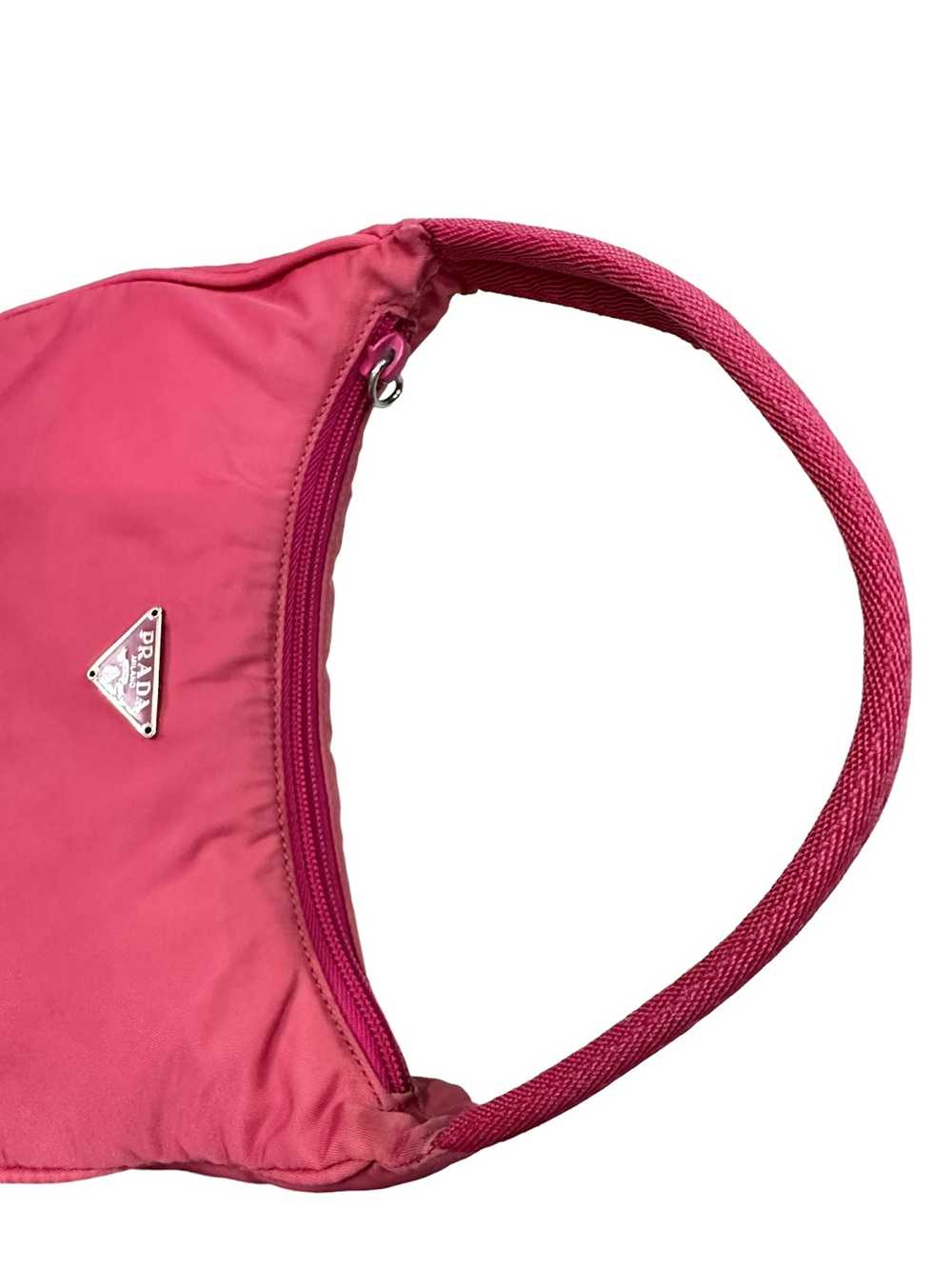 Prada AUTHENTIC VINTAGE PRADA PINK NYLON HOBO BAG - image 6