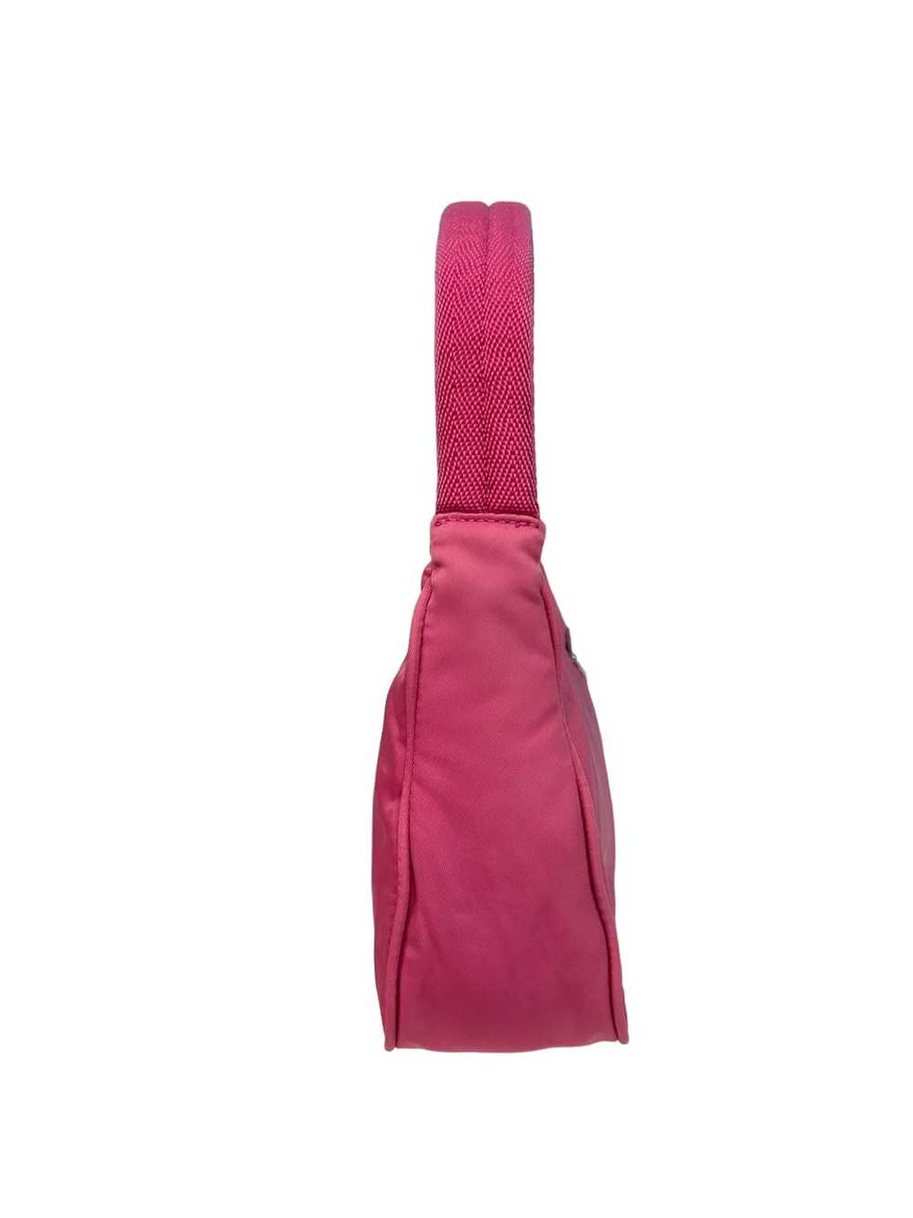 Prada AUTHENTIC VINTAGE PRADA PINK NYLON HOBO BAG - image 8