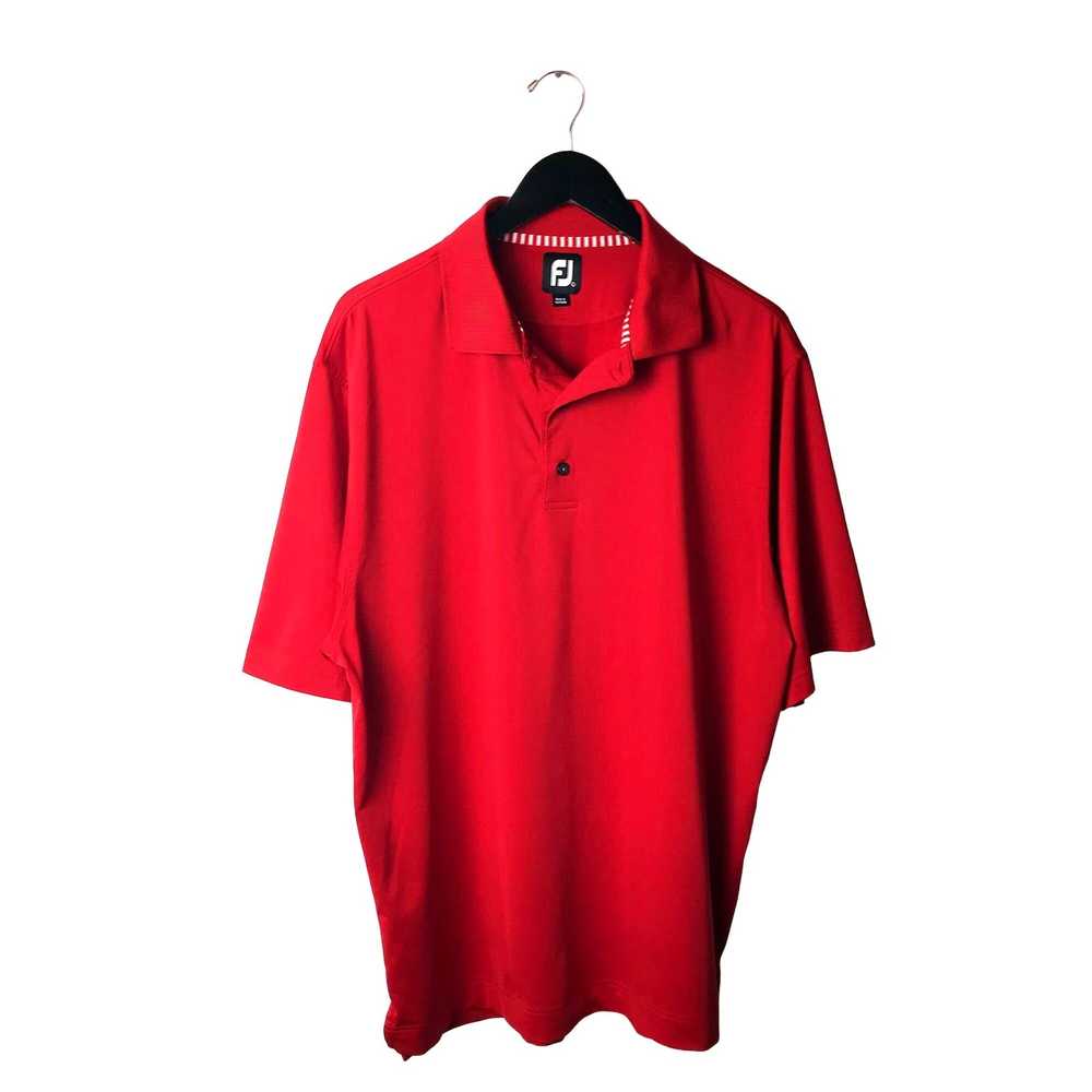 Footjoy × Streetwear Footjoy Polo Shirt Adult Red… - image 1