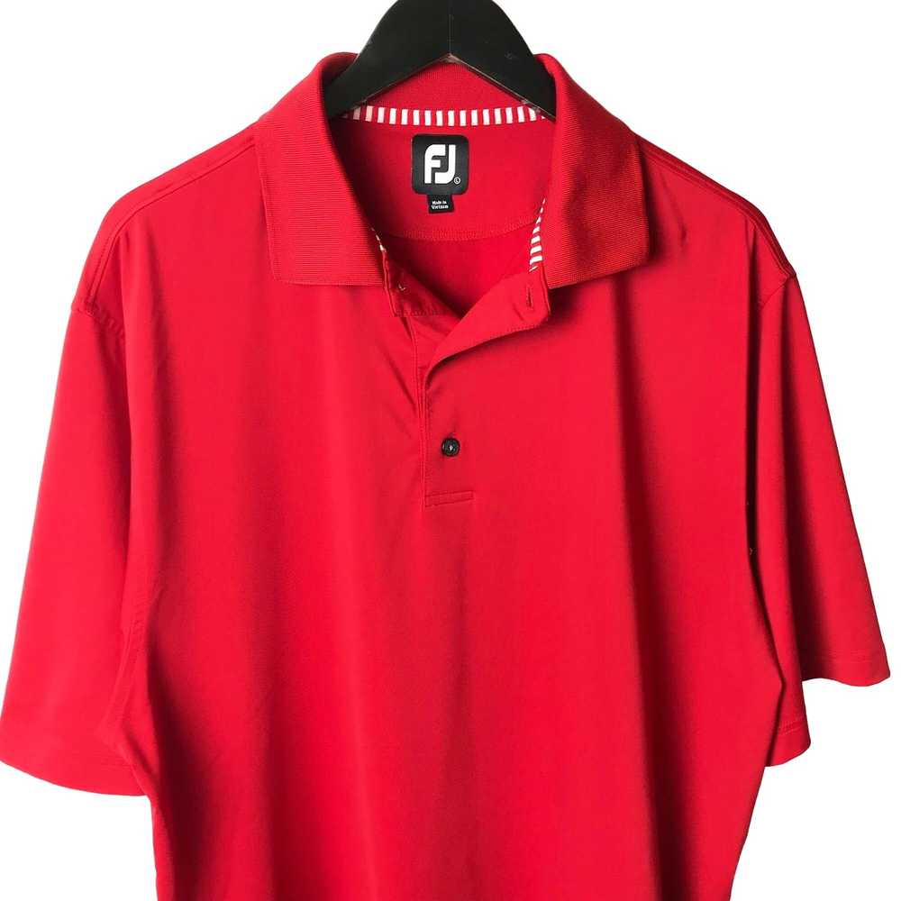 Footjoy × Streetwear Footjoy Polo Shirt Adult Red… - image 2