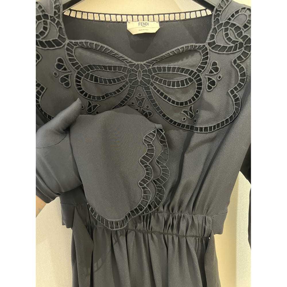 Fendi Silk mid-length dress - image 4