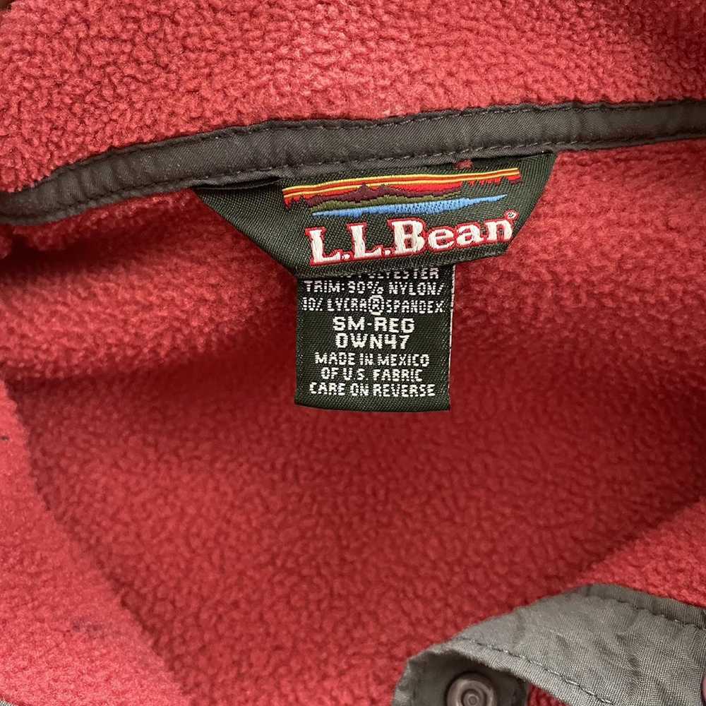 L.L. Bean × Vintage Vintage 90s LL Bean Snap Flee… - image 5