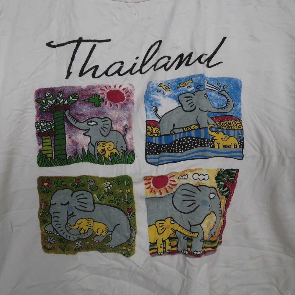 Vintage VINTAGE Thailand Adult T-Shirt Size M/L W… - image 3