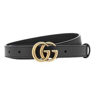 Gucci Gg Buckle leather belt - image 1