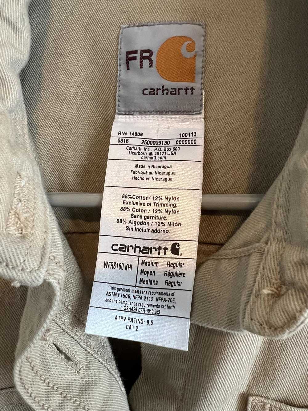 Carhartt Carhartt FR Fire Resistant Khaki Cargo W… - image 4