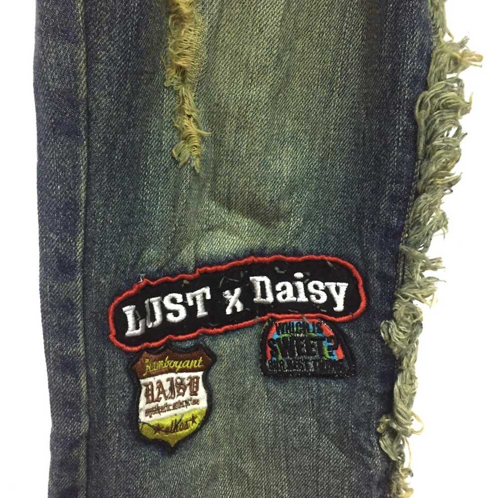 Japanese Brand Distressed / patchwork jeans rare … - image 6