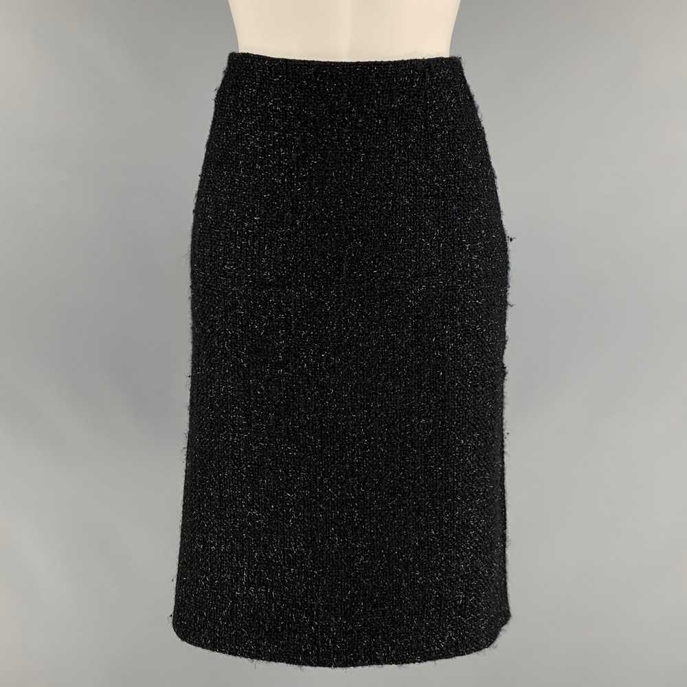 Other Black Shiny ALine Skirt - image 1