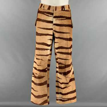 Fiorucci Brown Tan Stripe Casual Pants - image 1