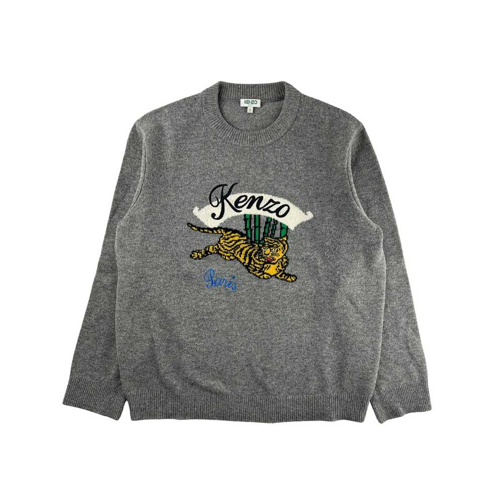 Kenzo Kenzo Embroidered Tiger Logo Knit Sweater - image 2