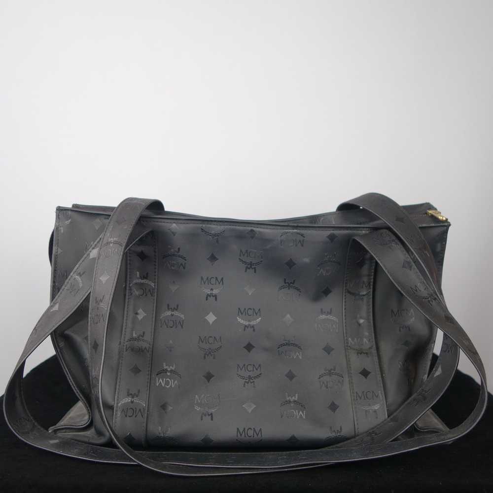 MCM - Vintage MCM visetos monogram black nylon sh… - image 2