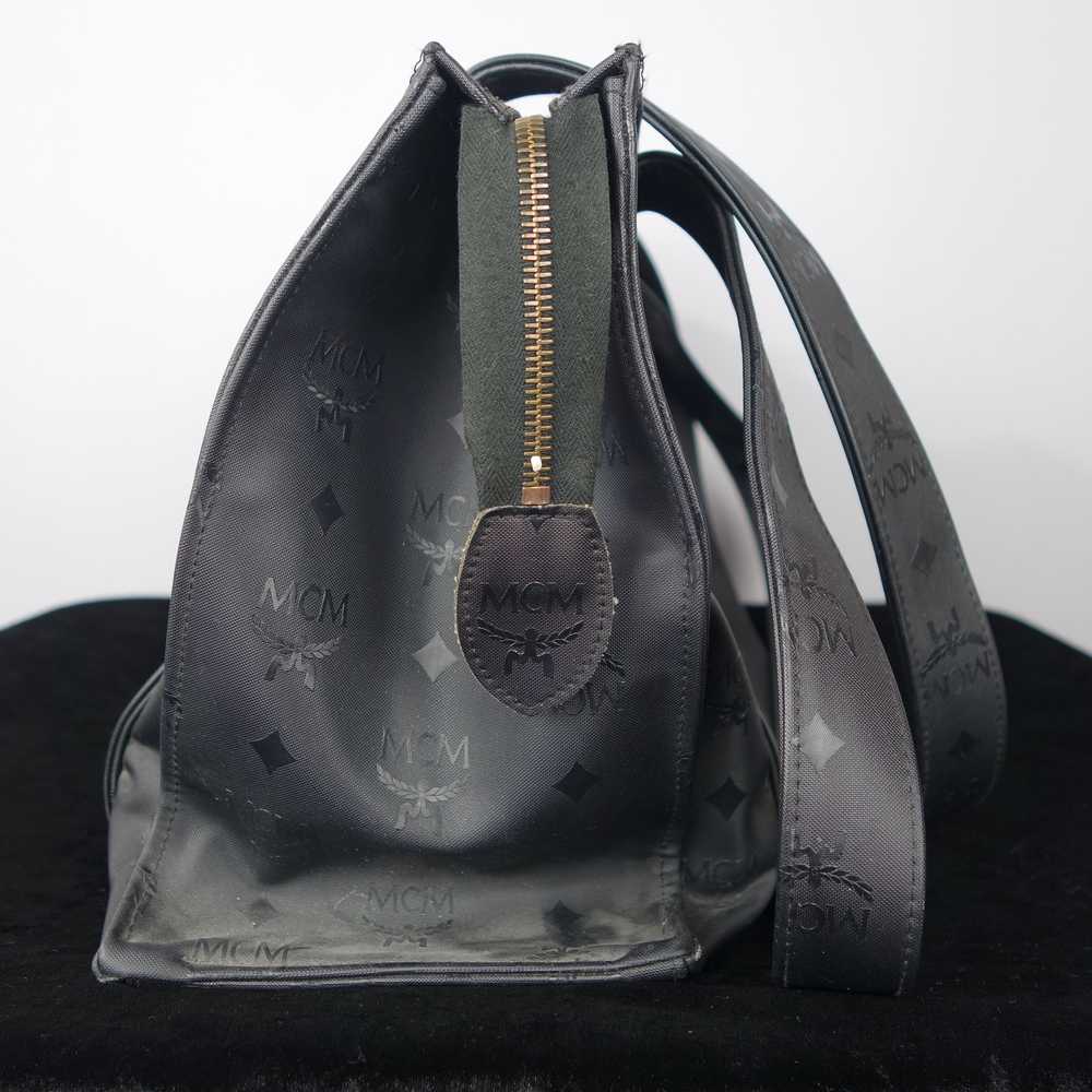 MCM - Vintage MCM visetos monogram black nylon sh… - image 3